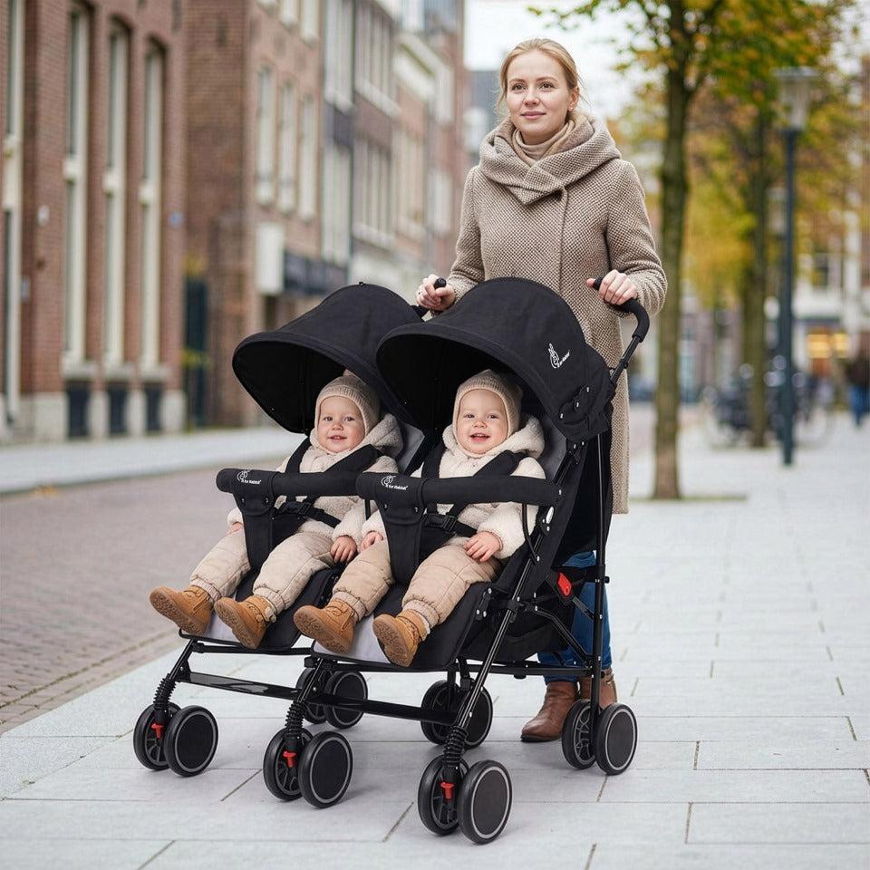 Ginny and Johnny Stroller Black Grey