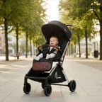 Street Smart Auto Fold Stroller Pure Black