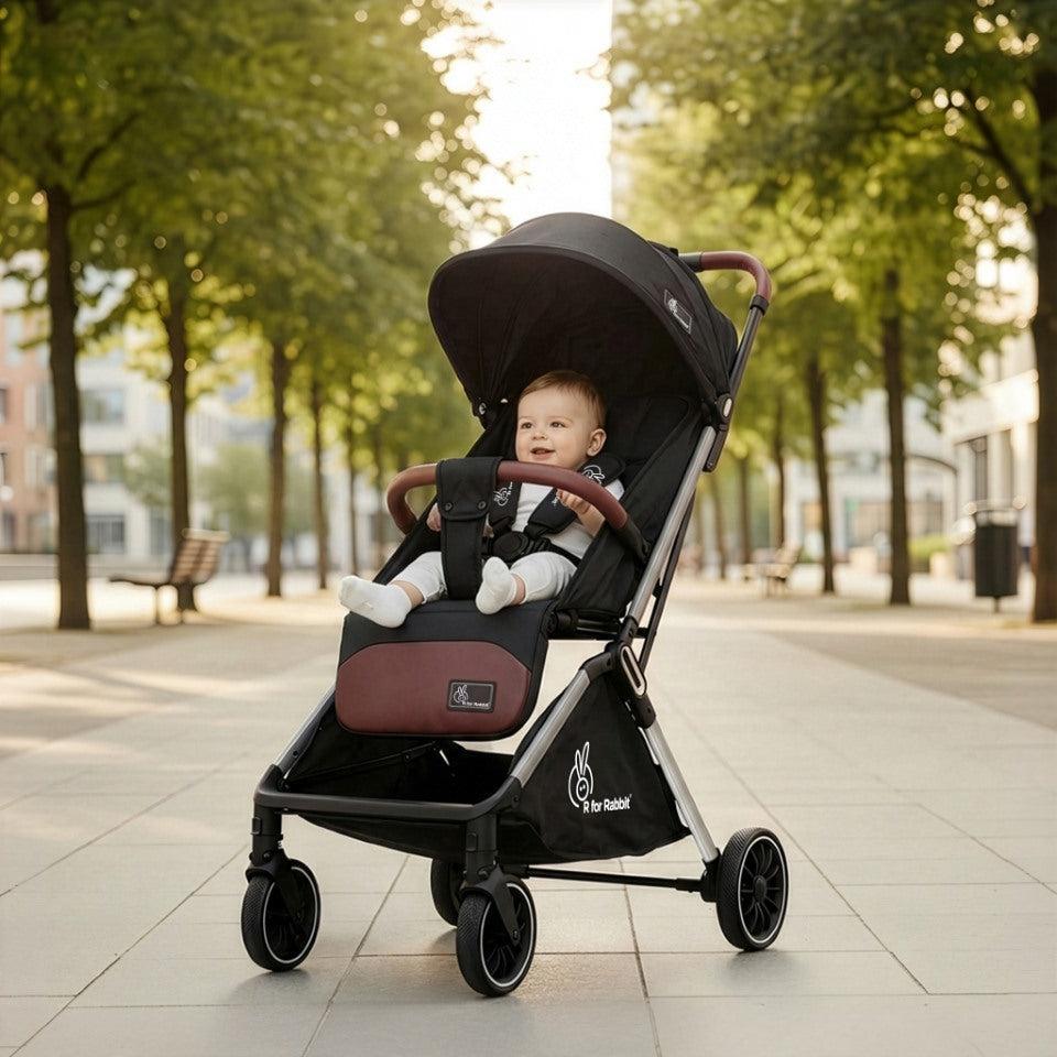 Street Smart Auto Fold Stroller Pure Black