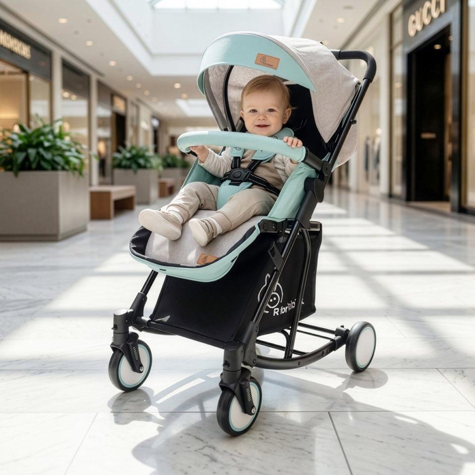 Rock N Roll 2 In 1 Baby Stroller Green