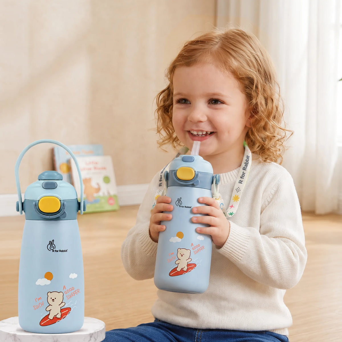Steebo Duo 2-in-1 Stainless Steel Straw Sipper