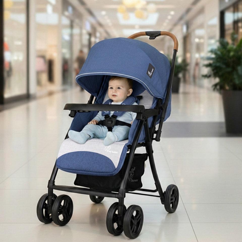 Poppins Joy Cute Stroller Blue Grey