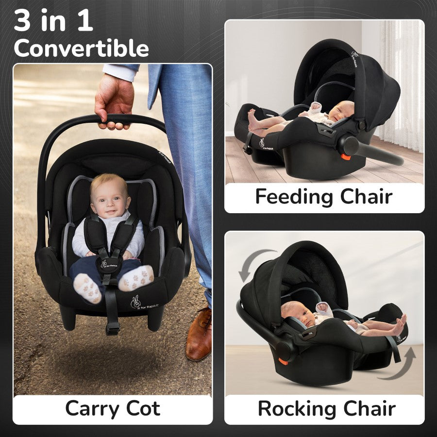 Picaboo Sportz – 3-In-1 Convertible Carry Cot