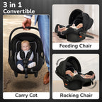 Picaboo Sportz – 3-In-1 Convertible Carry Cot