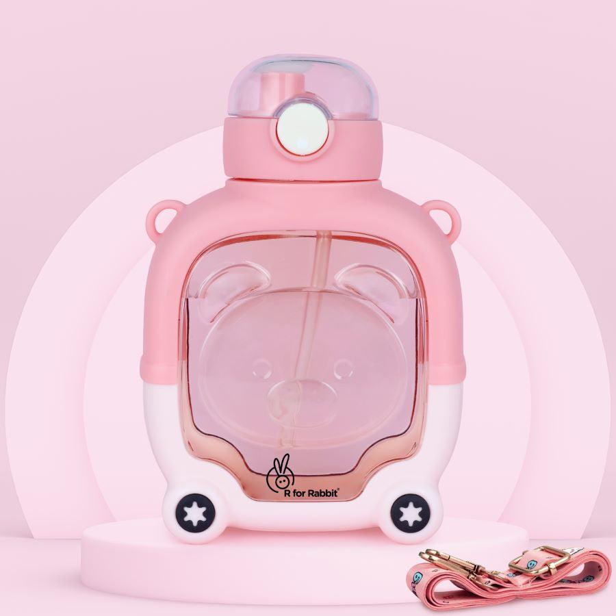 Tritan Baloo Straw Sipper Pink